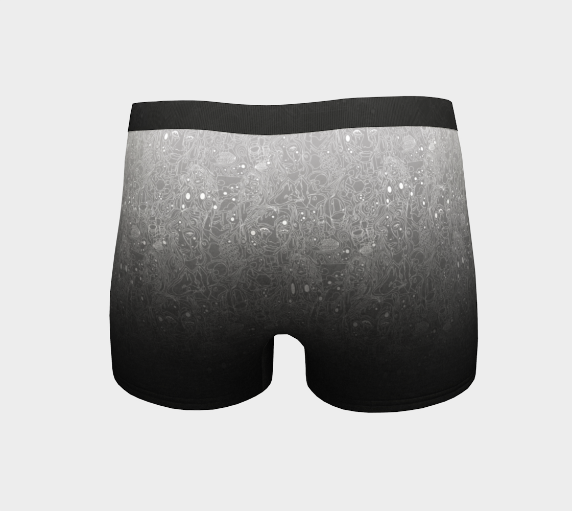 The Scene | AOP BoyShorts | Gray-Dient