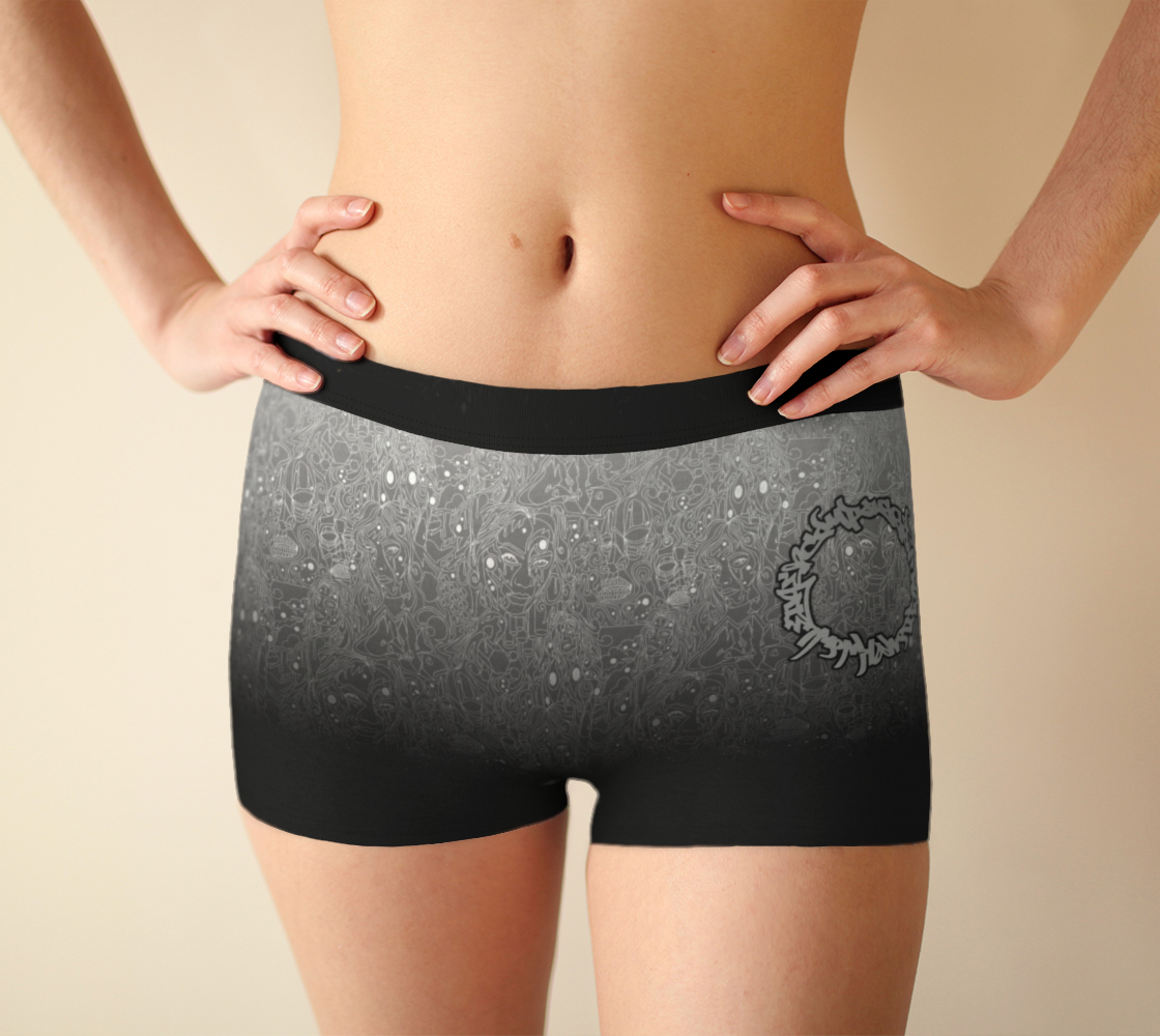 The Scene | AOP BoyShorts | Gray-Dient