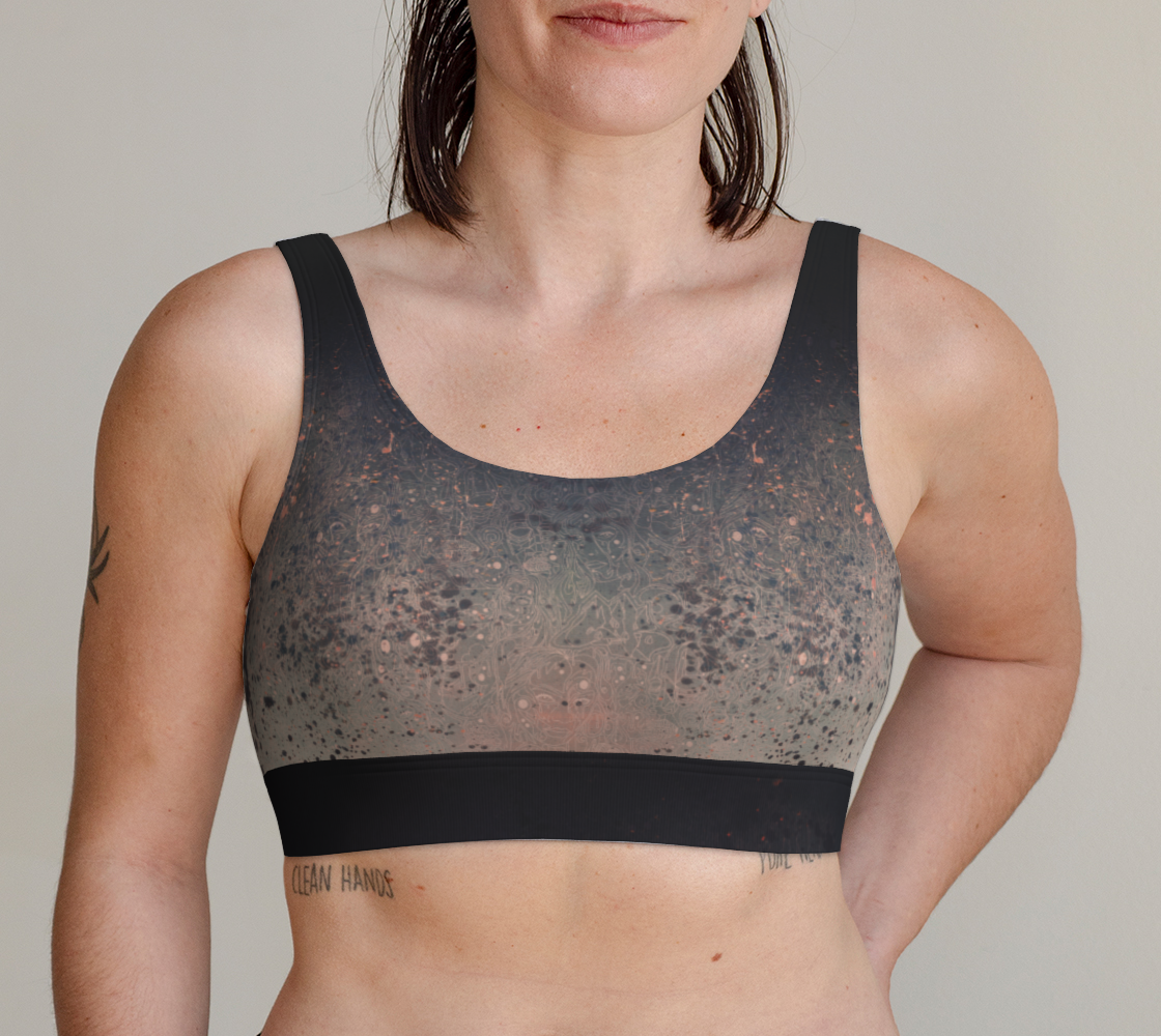 The Scene | AOP SportsBra | Orange Dream