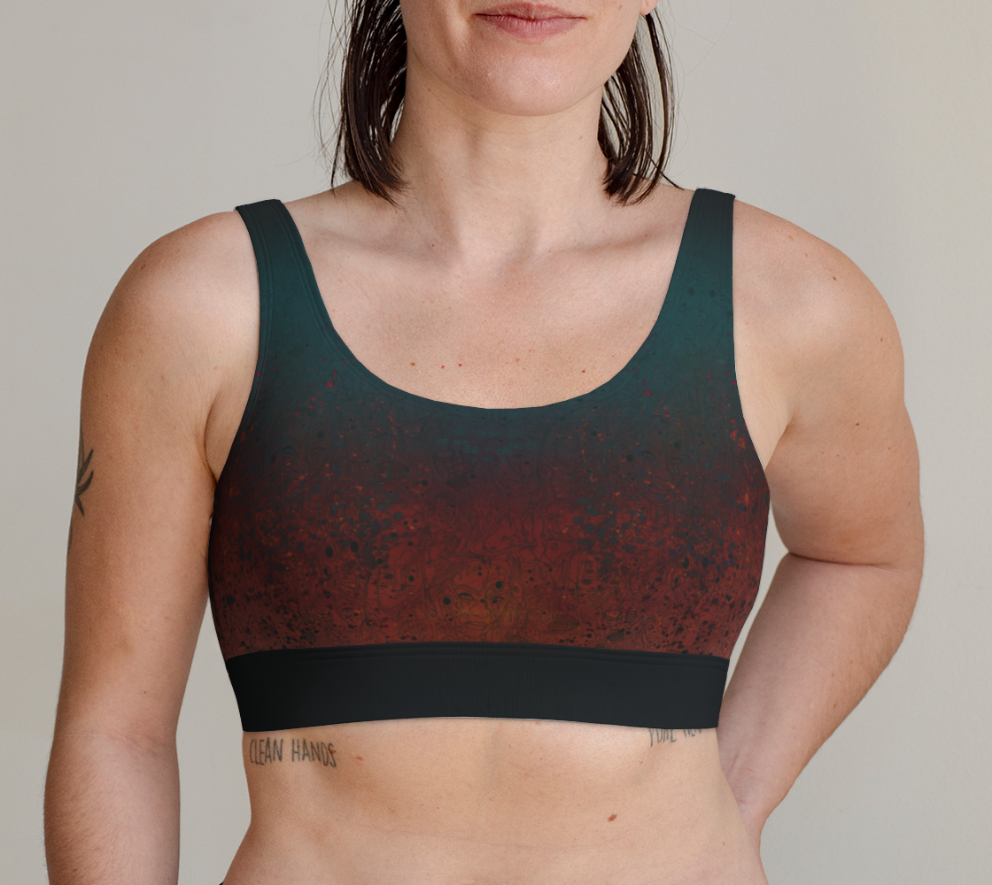 The Scene | AOP SportsBra | Coral