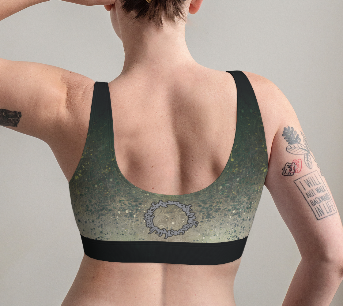The Scene | AOP SportsBra | Forest Sand
