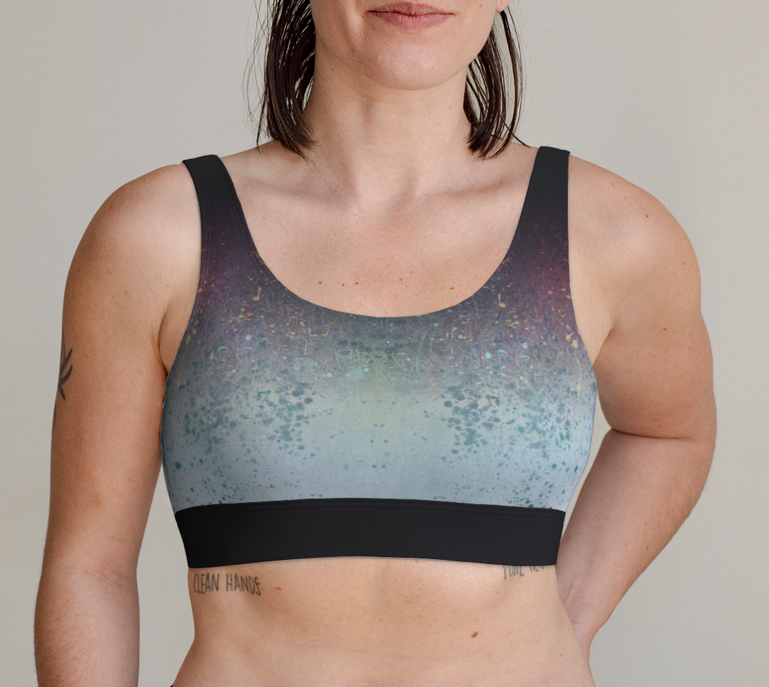 The Scene | AOP SportsBra | Lavender Sky