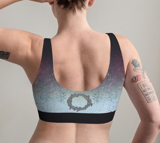The Scene | AOP SportsBra | Lavender Sky