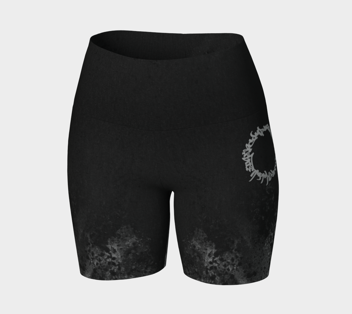 The Scene | AOP YogaShorts | Blackout