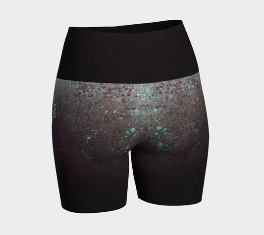 The Scene | AOP YogaShorts | Plum Cyan