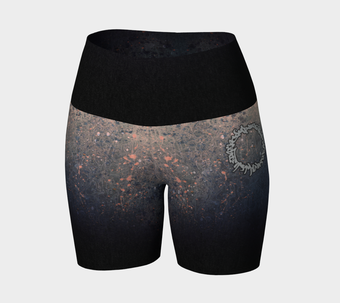 The Scene | AOP YogaShorts | Orange Dream