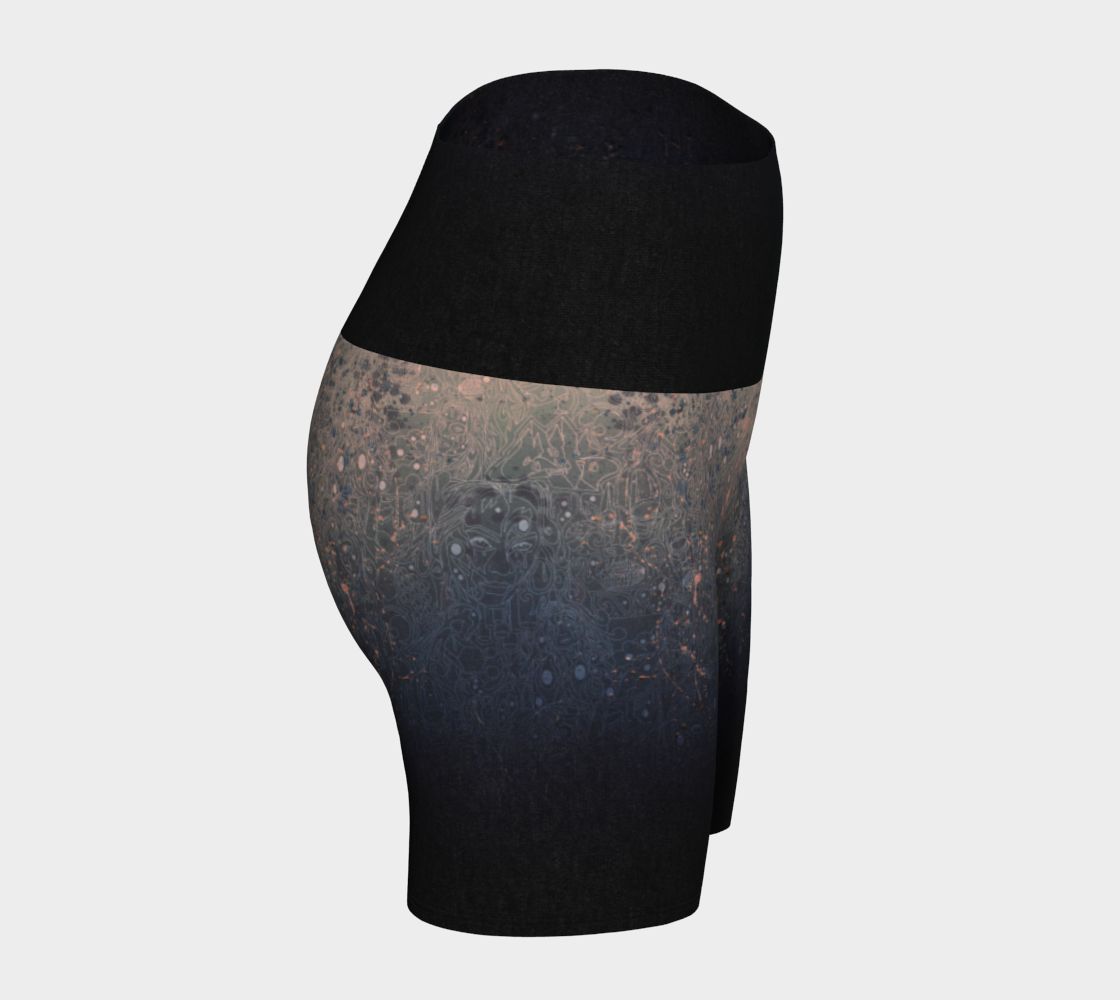 The Scene | AOP YogaShorts | Orange Dream