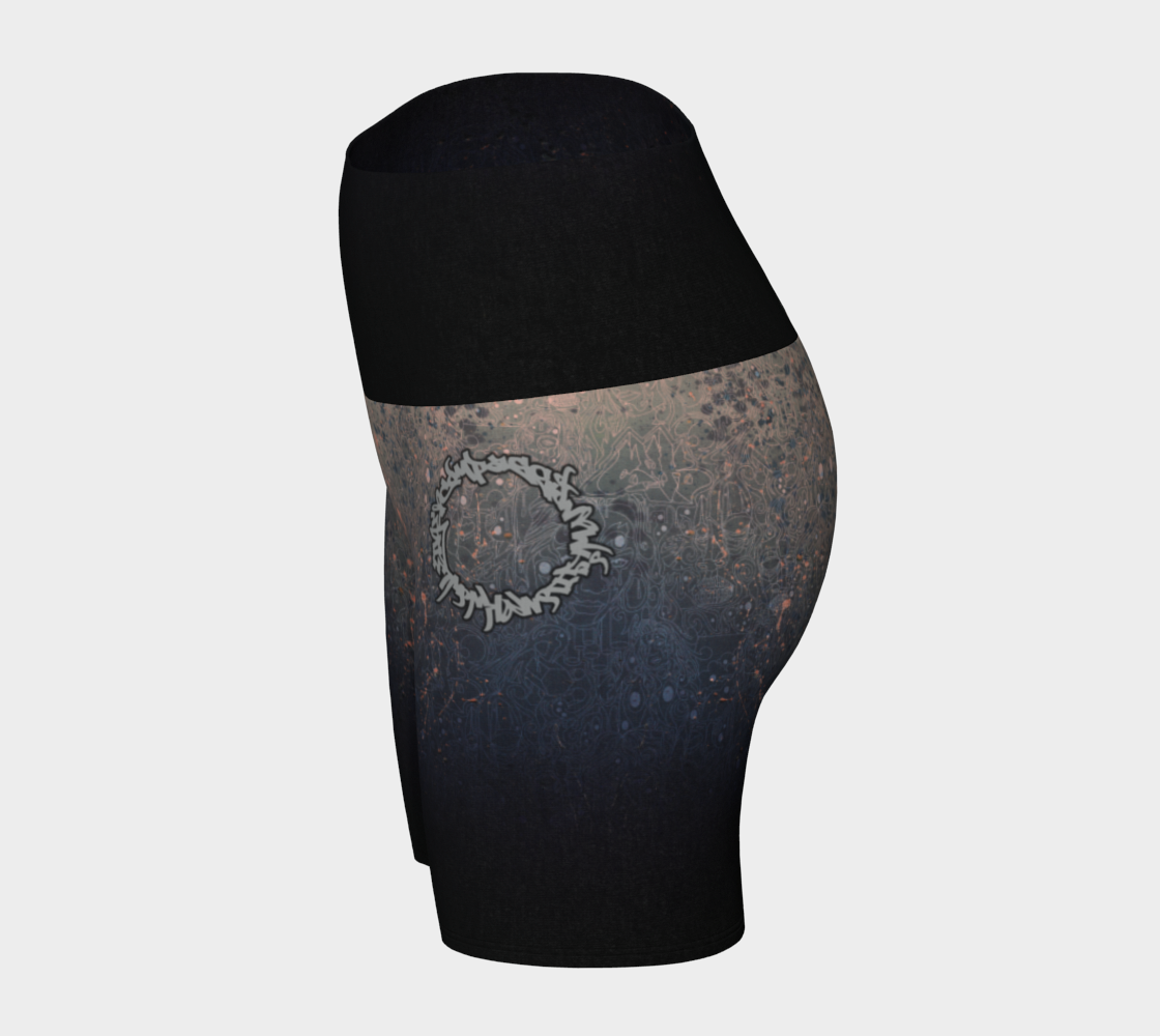 The Scene | AOP YogaShorts | Orange Dream