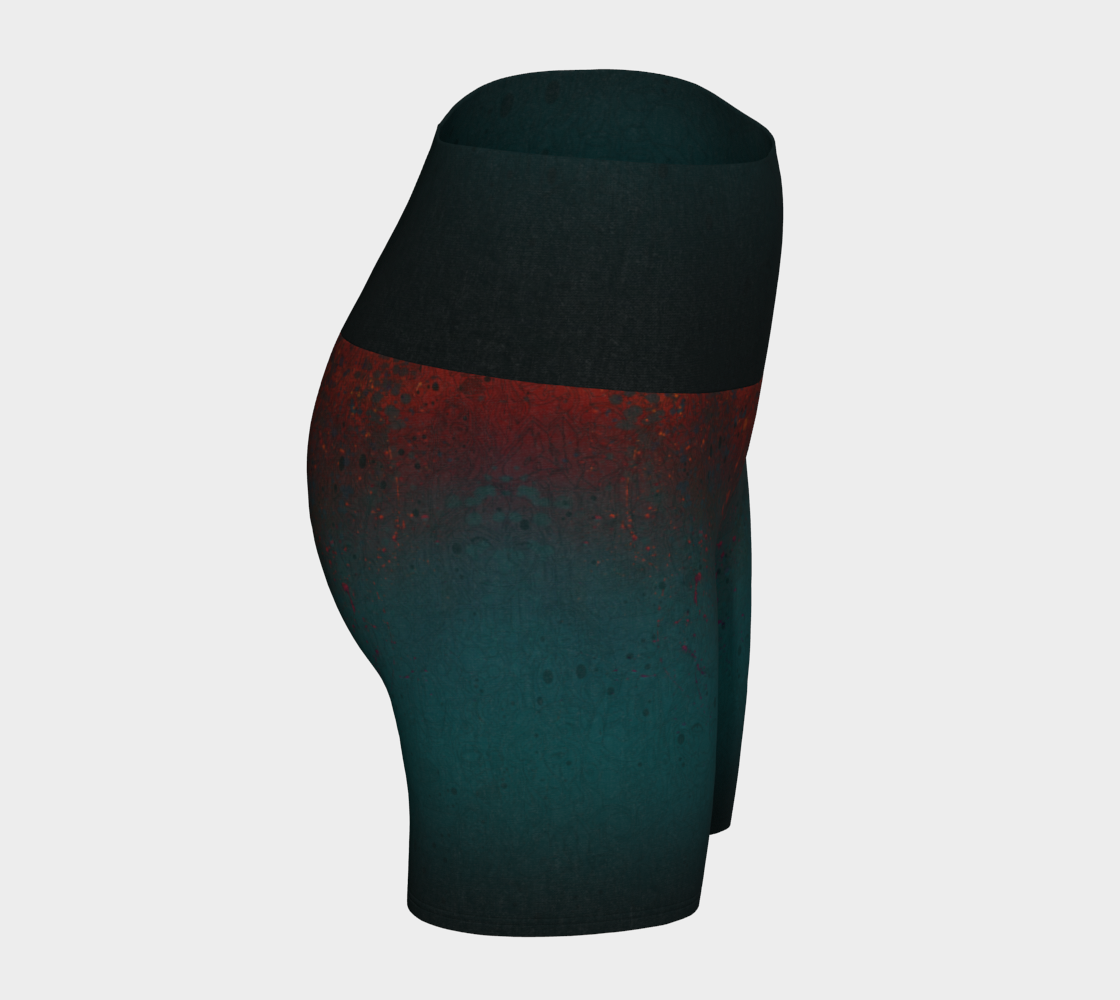 The Scene | AOP YogaShorts | Coral