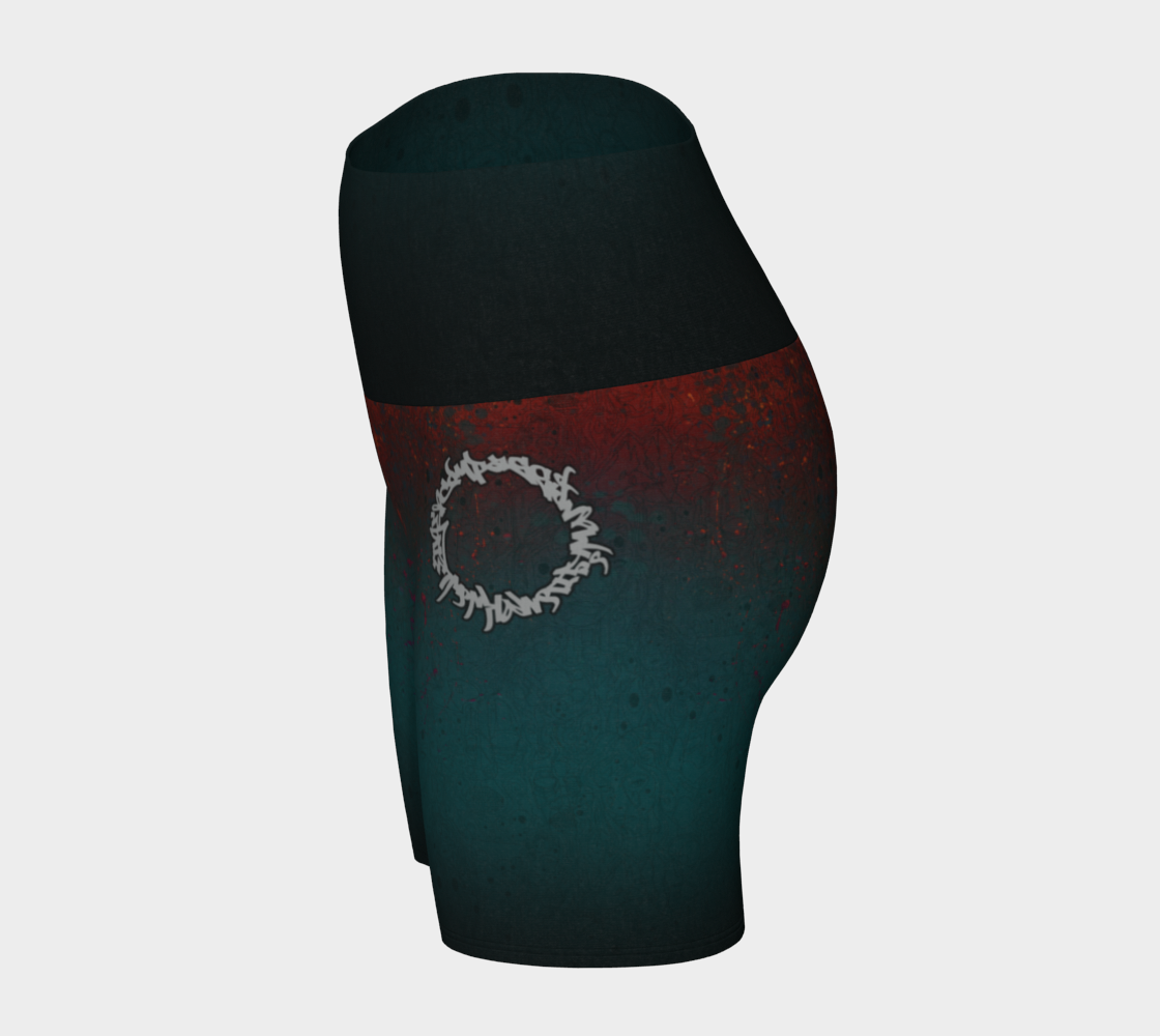 The Scene | AOP YogaShorts | Coral