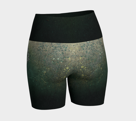 The Scene | AOP YogaShorts | Forest Sand