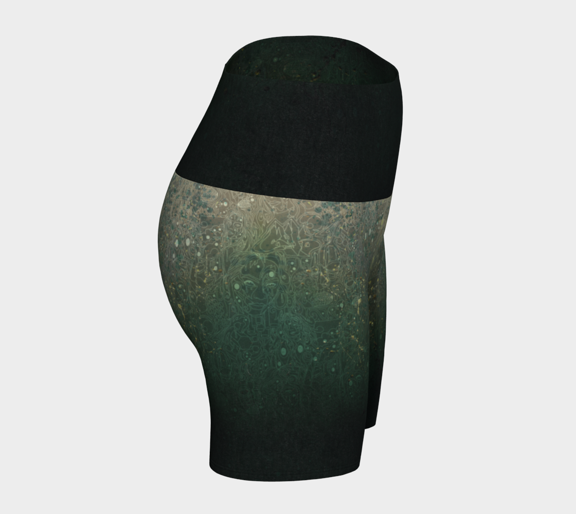 The Scene | AOP YogaShorts | Forest Sand