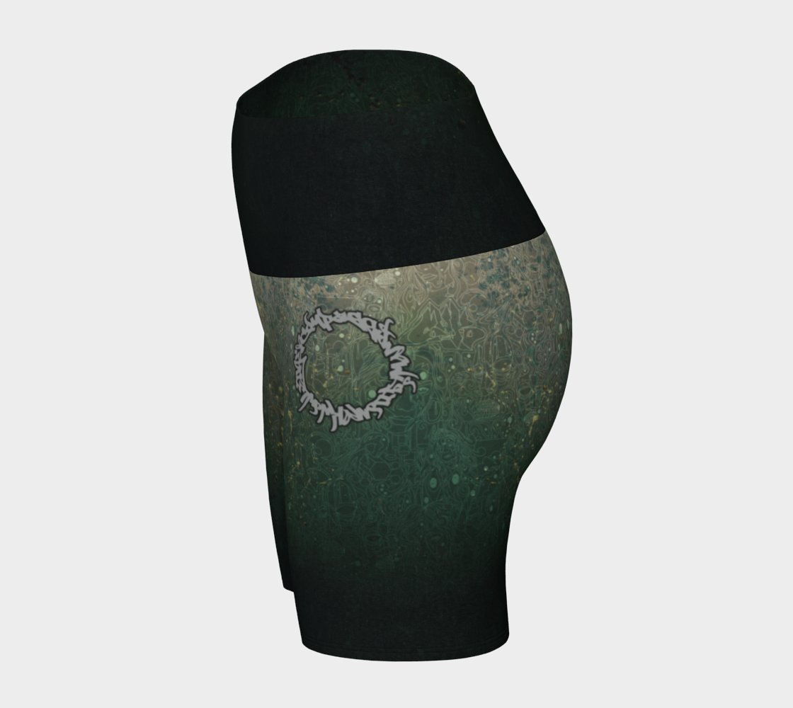 The Scene | AOP YogaShorts | Forest Sand