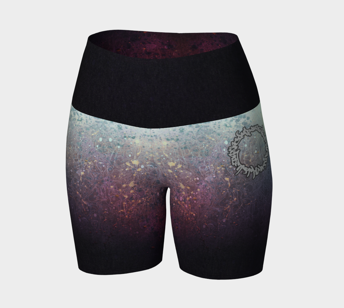 The Scene | AOP YogaShorts | Lavender Sky