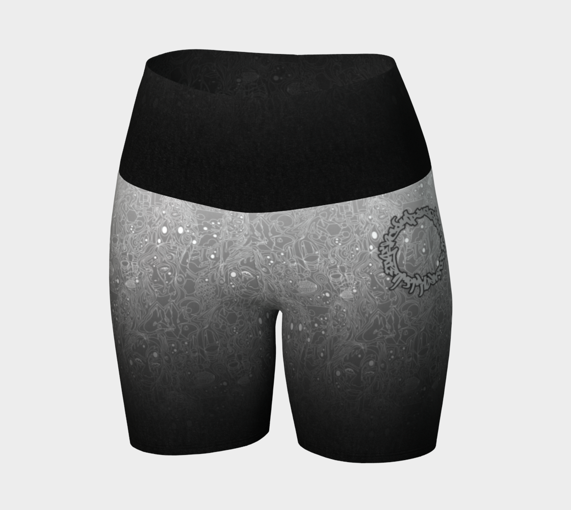 The Scene | AOP YogaShorts | Gray-Dient
