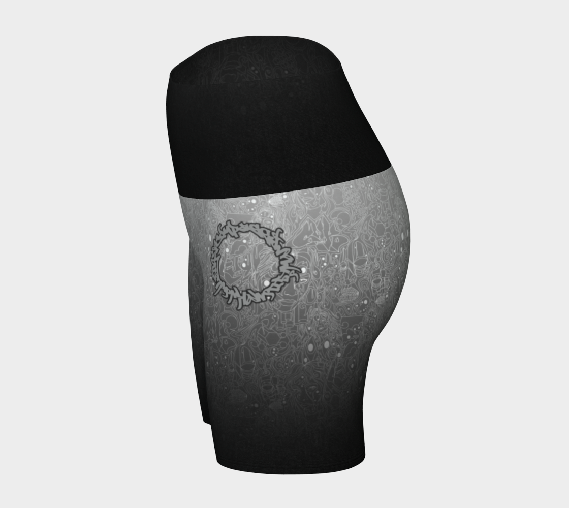 The Scene | AOP YogaShorts | Gray-Dient