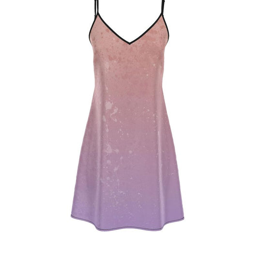 CWK Canvas Drip Slip Dress - Lavender