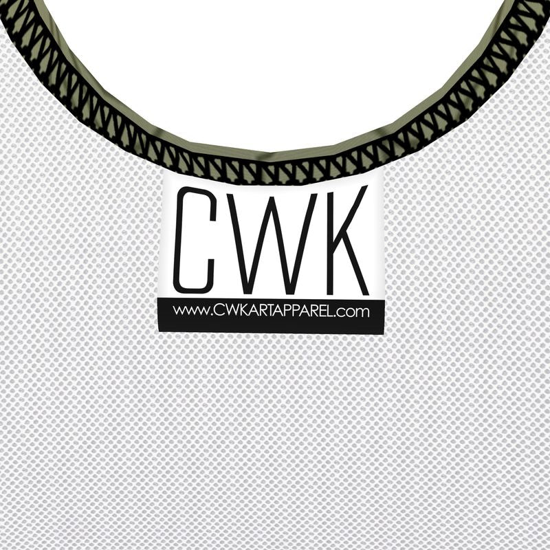 The Scene AOP One Piece Swimsuit - Navy Lime