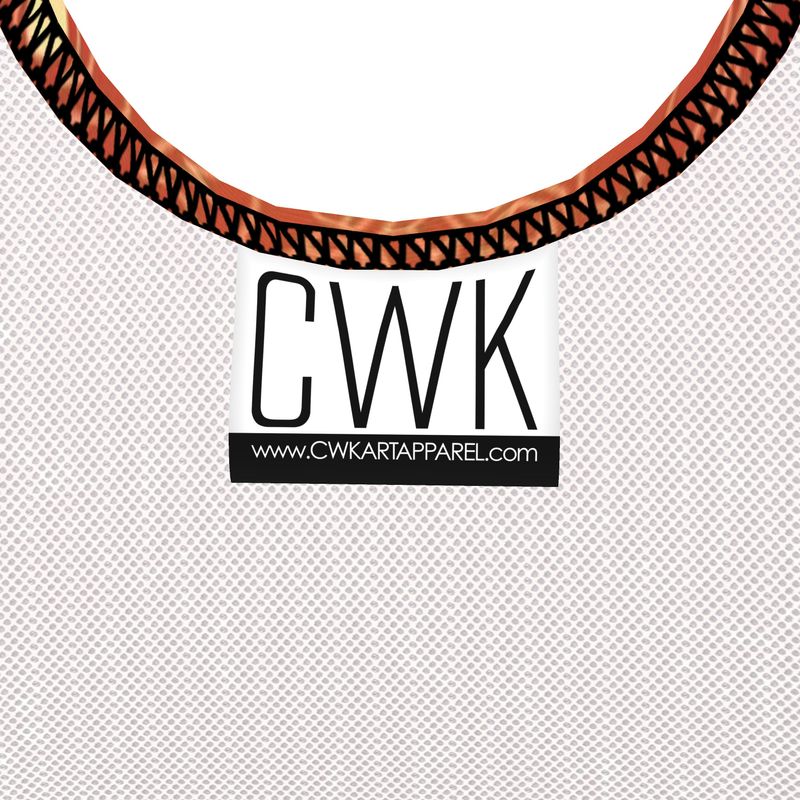 The Scene AOP One Piece Swimsuit - Fire Sky