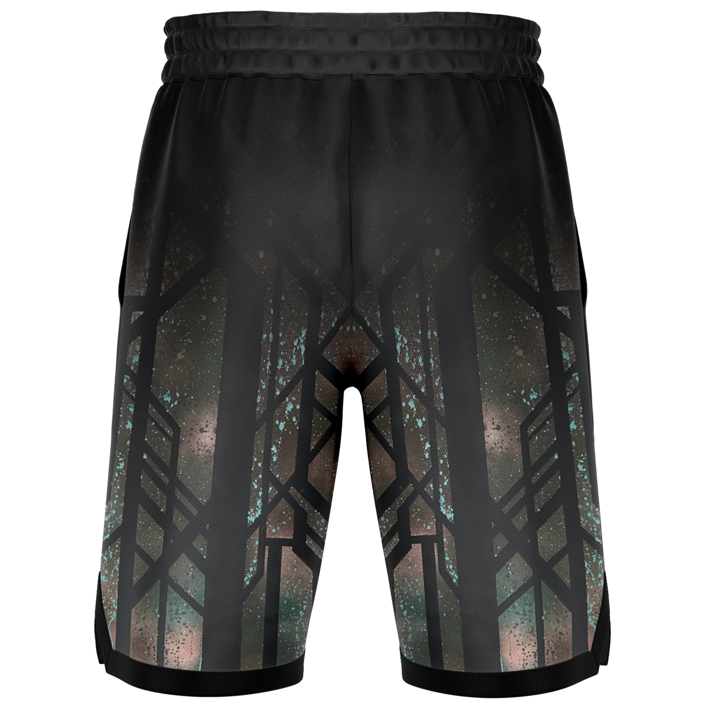 All Love | Basketball Shorts | Tan Cyan