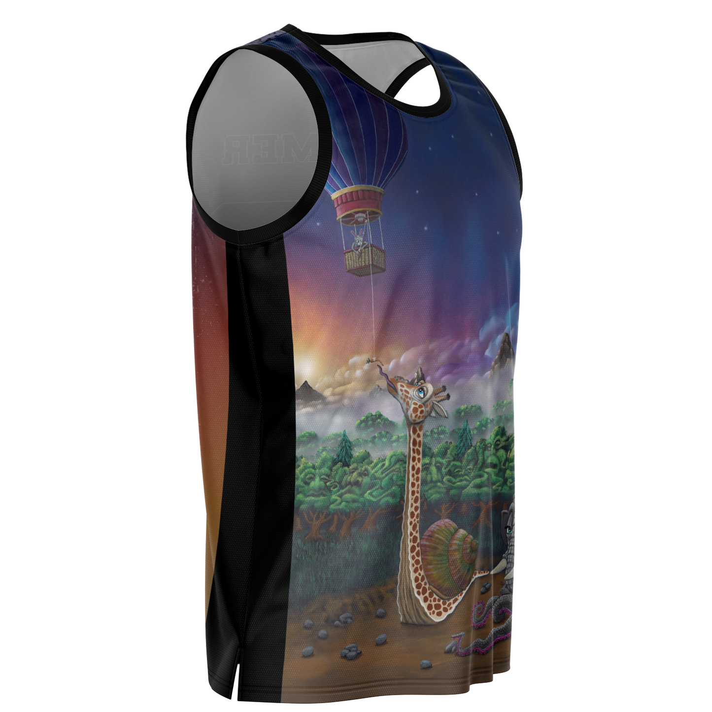 Balloon Ride | Basketball Jersey | Sunset