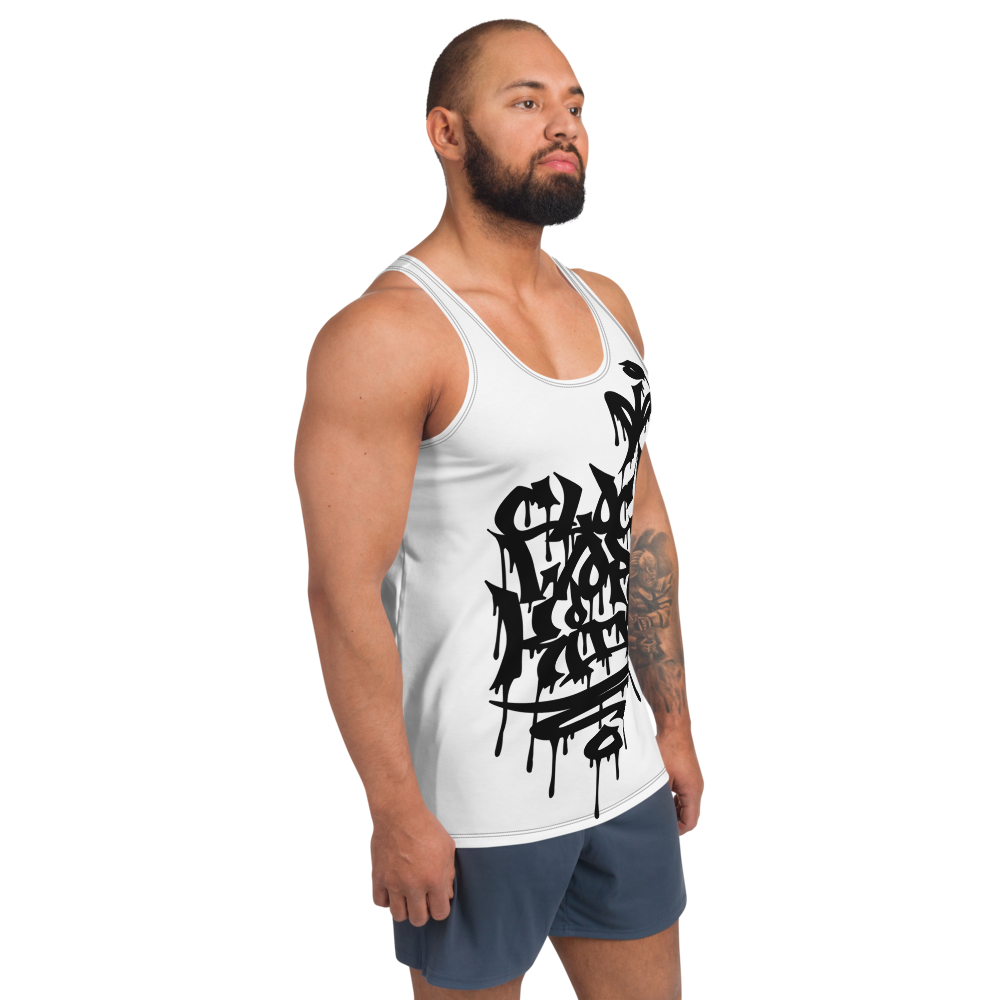 I ♥ CWK Drippy - Unisex Tank Top - Black on White