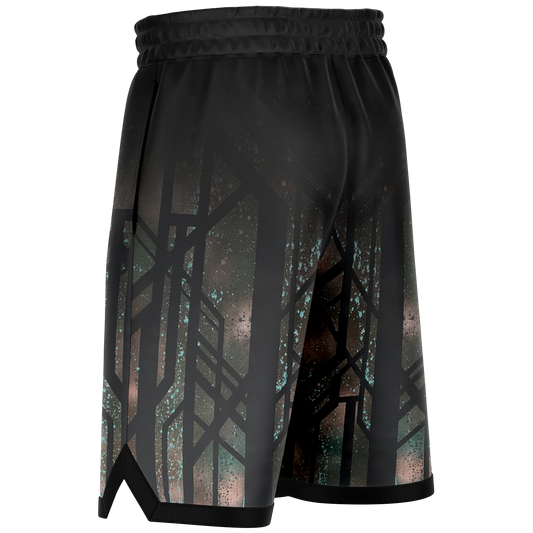 All Love | Basketball Shorts | Tan Cyan