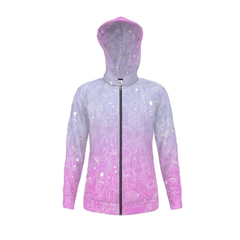 The Scene AOP Hoodie -  Cotton Candy