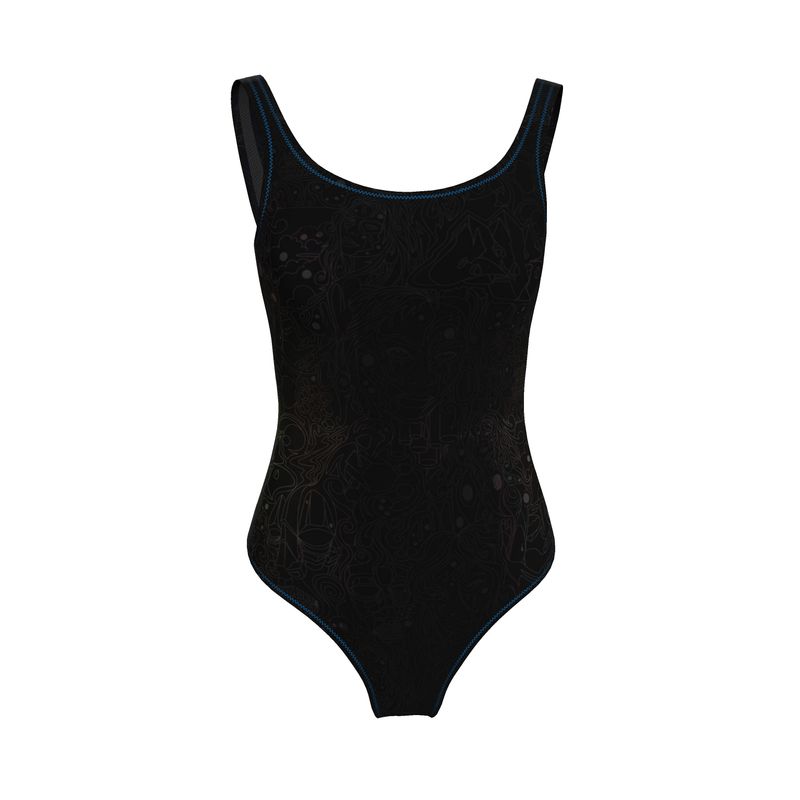 The Scene AOP One Piece Swimsuit -  Iodine Green