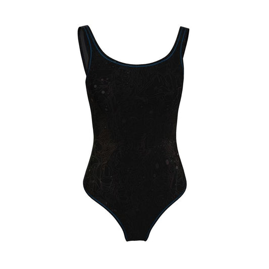 The Scene AOP One Piece Swimsuit -  Iodine Green
