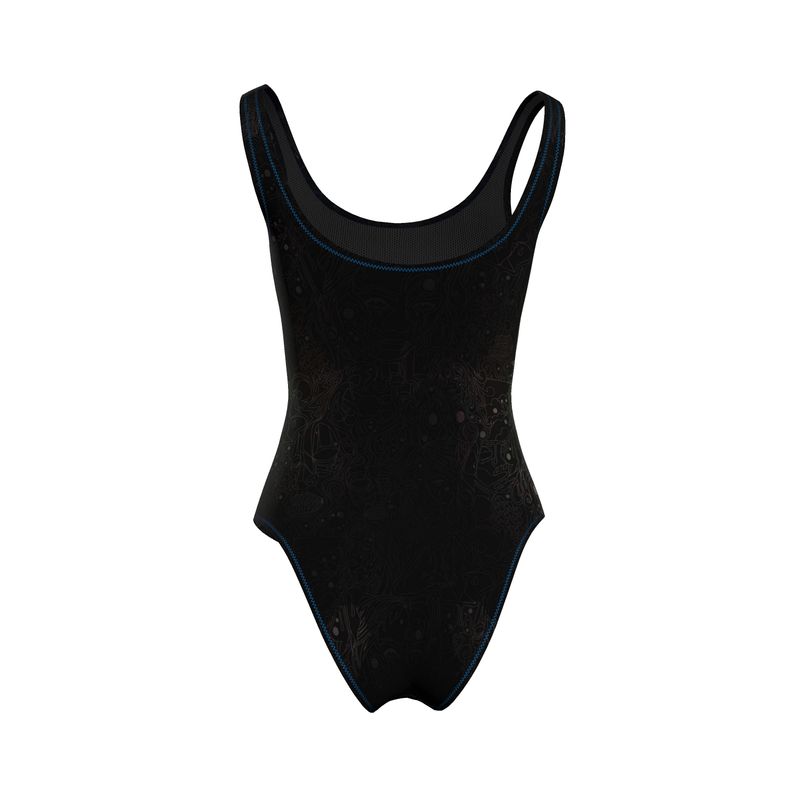 The Scene AOP One Piece Swimsuit -  Iodine Green