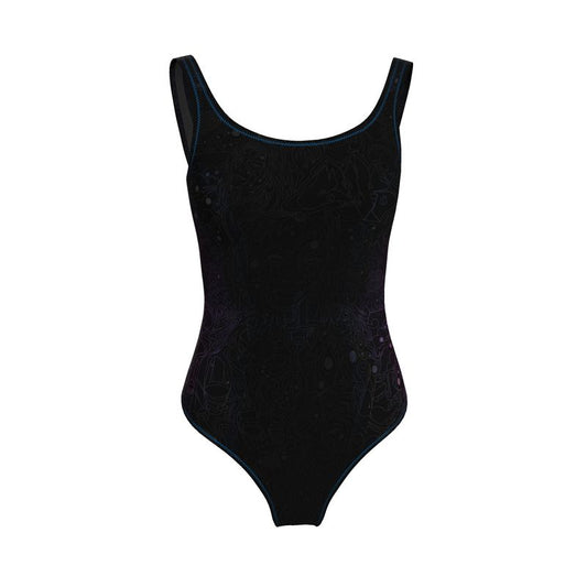 The Scene AOP One Piece Swimsuit -  Nebulae Red
