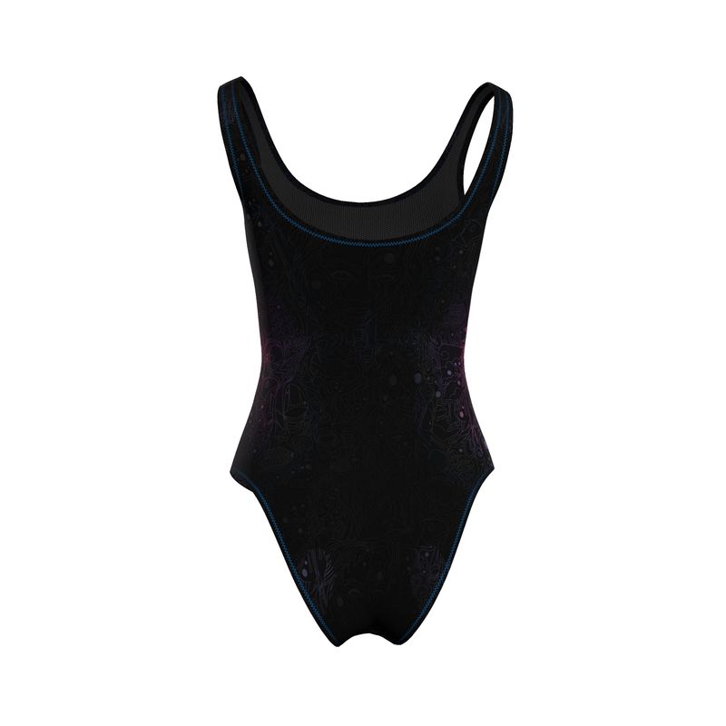 The Scene AOP One Piece Swimsuit -  Nebulae Red