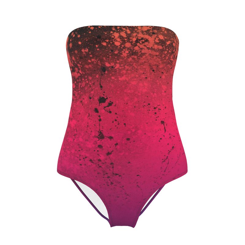 Canvas Drip | Strapless Swimsuit | Thermal