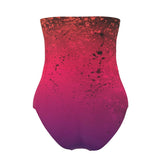 Canvas Drip AOP Strapless Swimsuit -  Thermal