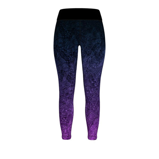 Animal Kingdom | AOP Sport Leggings | Canvas Purple