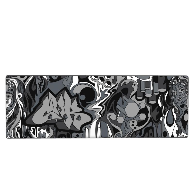 The Scene AOP | Bath Mat | Grayscale