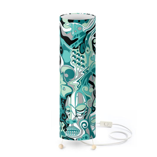 The Scene AOP | Tall Standing Lamp | Seafoam