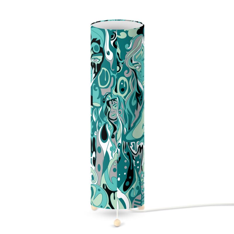 The Scene AOP | Tall Standing Lamp | Seafoam