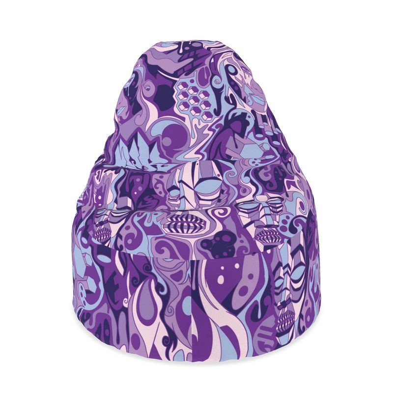 The Scene AOP | Bean Bag Chair | Lavender