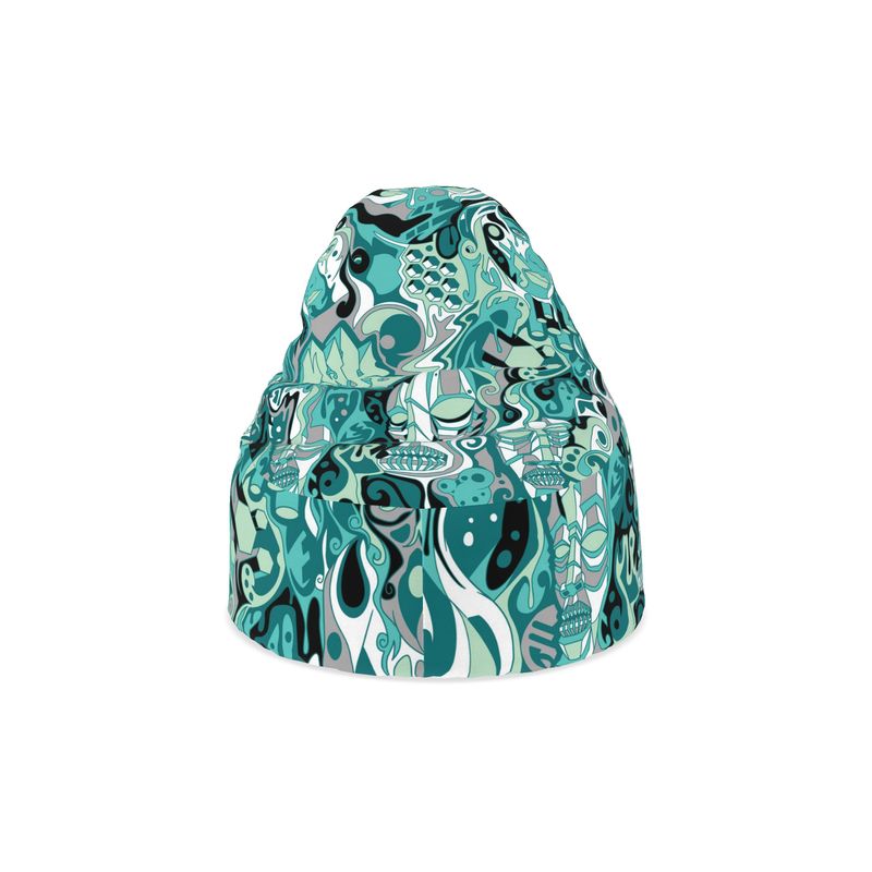 The Scene AOP | Bean Bag Chair | Seafoam