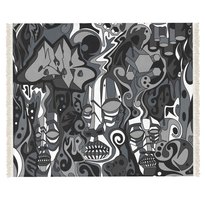 The Scene AOP | Area Rug | Grayscale