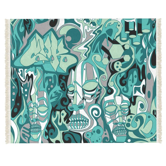 The Scene AOP | Area Rug | Seafoam