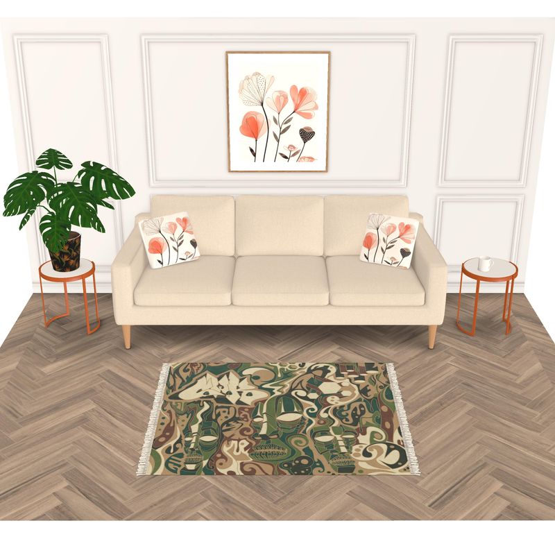 The Scene AOP | Area Rug | Camo