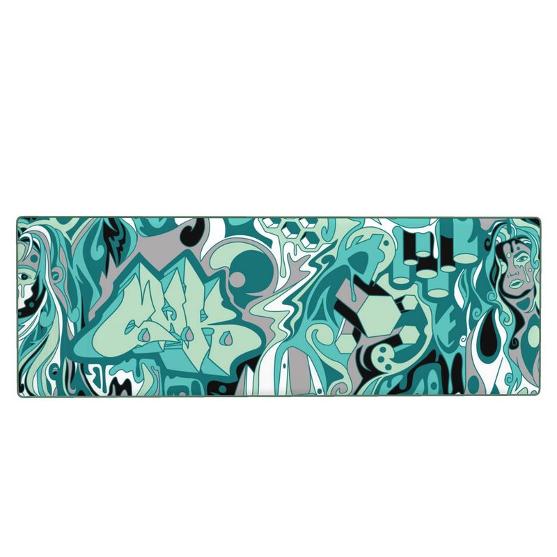 The Scene AOP | Bath Mat | Seafoam