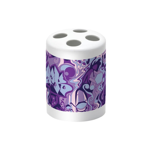 The Scene AOP | Toothbrush Holder | Lavender