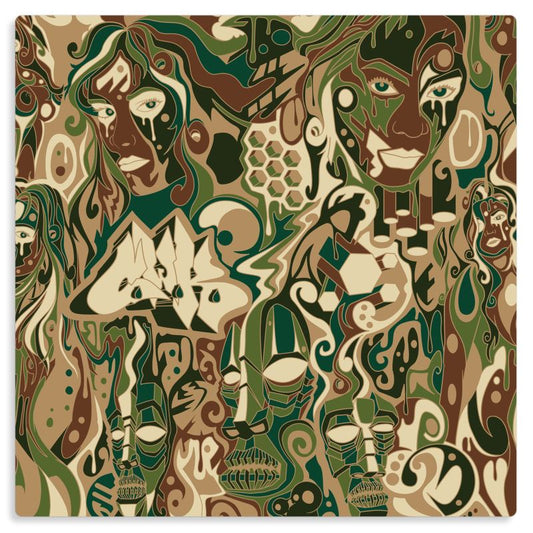 The Scene AOP | Metal Print | Camo
