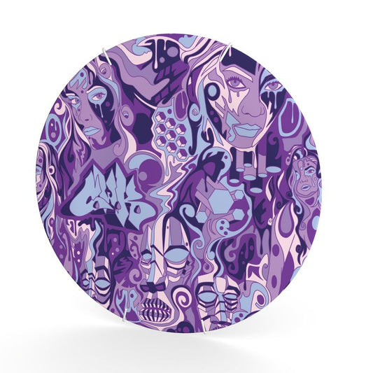 The Scene AOP | Decorative Plate | Lavender