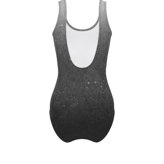 The Scene  | One Piece Swimsuit | Silver Patina