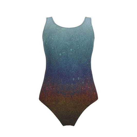 The Scene  | One Piece Swimsuit | Rainbow Patina